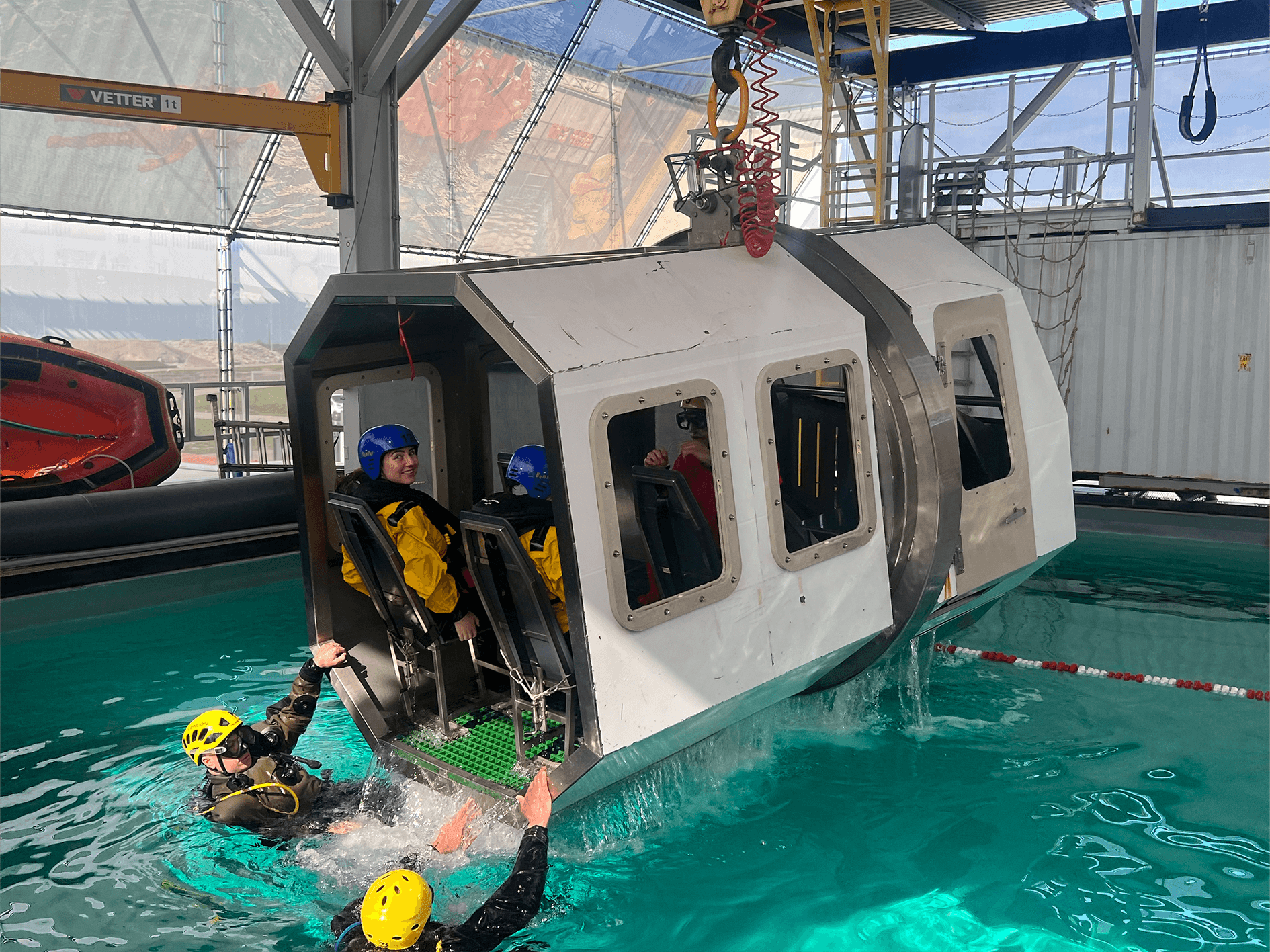 Helicopter Underwater Escape Training